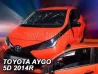Дефлектори вікон Toyota Aygo II (14-21) 5D - Heko (вставні) 4