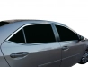 Хром верхні молдинги вікон Toyota Corolla XI (E160; 13-18) 3