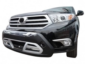Накладка передняя Toyota Highlander II (11-13) рестайлинг 4