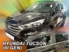 Дефлектори вікон Hyundai Tucson III (TL; 16-21) - Heko (вставні) 3