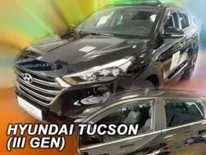 Дефлекторы окон Hyundai Tucson III (TL; 16-21) - Heko (вставные) 3
