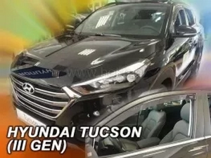 Дефлекторы окон Hyundai Tucson III (TL; 16-21) - Heko (вставные) 4