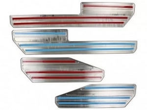 Накладки на внутренние пороги VW Amarok I (10-20) 2