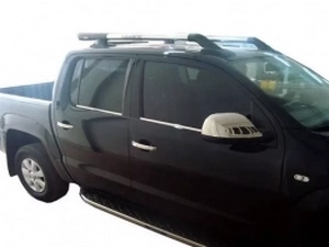 Рейлинги VW Amarok (10-22) - Shark (хром) 4