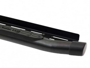 Пороги боковые VW Amarok I (10-20) - Amazon (чёрные) 2