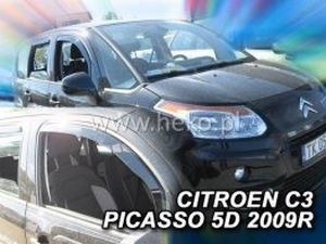 Дефлектори вікон Citroen C3 Picasso (09-17) - Heko (вставні) 3