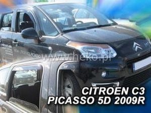 Дефлектори вікон Citroen C3 Picasso (09-17) - Heko (вставні) 4