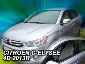 Дефлектори вікон Citroen C-Elysee (12-) 4D - Heko (вставні) 3