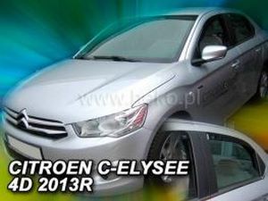 Дефлектори вікон Citroen C-Elysee (12-) 4D - Heko (вставні) 4