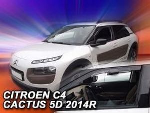 Дефлектори вікон Citroen C4 Cactus (14-20) - Heko (вставні) 4