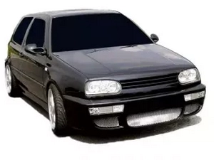 Решітка радіатора VW Golf III (91-99) - OEM (без логотипу) 4