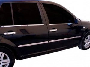 Хром нижние молдинги окон VW Golf IV (97-03) 5D Хэтчбек 3