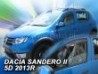 Ветровики DACIA Sandero II (2013+) - HEKO (вставные) 1