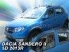 Дефлекторы окон Dacia Sandero II (13-20) - Heko (вставные)