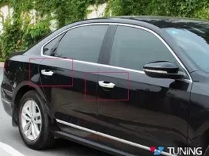 Хром накладки на ручки VW Passat B6 (05-10) - повні 7