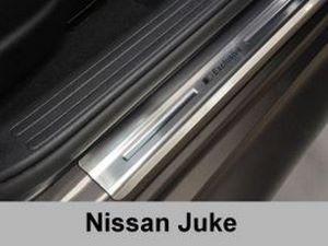 Накладки на пороги Nissan Juke I (F15; 10-19) - Avisa 2