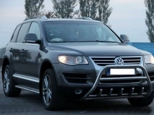 Пороги боковые VW Touareg I (2002-2010) PREMIUM 4