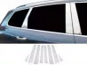 Хром молдинги дверних стійок VW Touareg II (7P; 10-18) 1