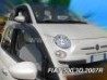 Дефлектори вікон Fiat 500 (07-) 3D - Heko (вставні) 3