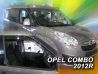 Дефлектори вікон Opel Combo D (11-17) - Heko (вставні) 3