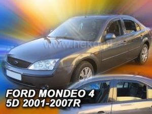 Дефлекторы окон Ford Mondeo Mk3 (00-07) Sd/Hb - Heko (вставные) 3