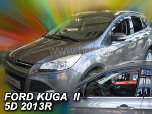 Дефлектори вікон Ford Kuga II (C520; 13-19) - Heko (вставні) 4