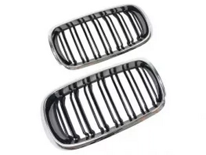 Решётка BMW X5 F15 / X6 F16 (13-19) - M-стиль (хром рамка) 2