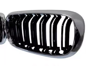 Решётка BMW X5 F15 / X6 F16 (13-19) - M-стиль (хром рамка) 3