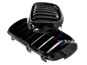 Решётка BMW X5 F15 / X6 F16 (13-19) - M-стиль (глянцевая) 2