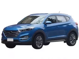 Хром молдинги на двери Hyundai Tucson III (TL; 16-21) - узкие 4