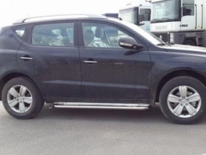 Пороги боковые Geely Emgrand X7 (13-) - Premium серия 3