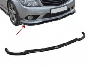 Спліттер передній Mercedes C W204 AMG-Line (07-10) 1