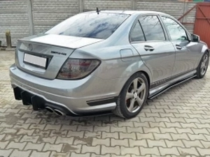 Диффузор задний Mercedes C W204 AMG-Line (11-14) 3
