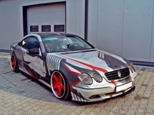 Сплиттер передний Mercedes CL C215 (99-06) 4