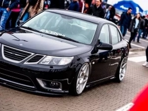 Спліттер передній Saab 9-3 Turbo X (07-11) 2