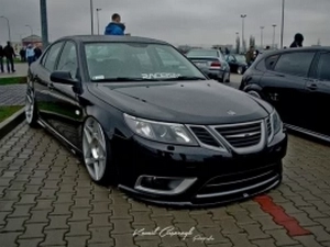 Спліттер передній Saab 9-3 Turbo X (07-11) 3