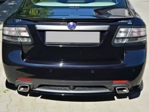 Центральный задний сплиттер Saab 9-3 Turbo X (07-11) 2
