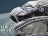 Дефлектори вікон Lexus RX IV (AL20; 16-22) - Heko (вставні) 3