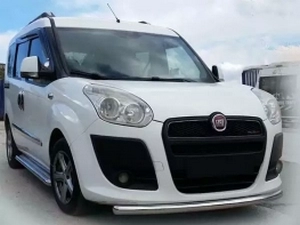 Защита передняя FIAT Doblo II (2010-) труба прямая 3