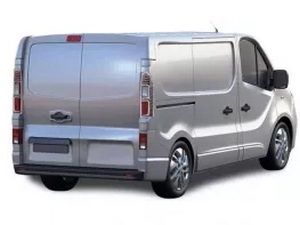 Хром накладки на задние фонари Renault Trafic III (14-) 4