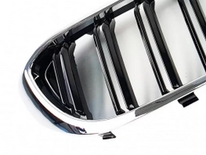 Решётка BMW 5 G30 / G31 (17-20) - двойные ребра (хром рамка) 3