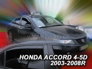 Дефлектори вікон Honda Accord VII (02-08) Sedan - Heko (вставні) 3