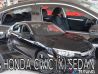 Дефлекторы окон Honda Civic 10 (16-21) Sedan - Heko (вставные)
