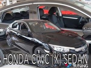 Дефлекторы окон Honda Civic 10 (16-21) Sedan - Heko (вставные) 3