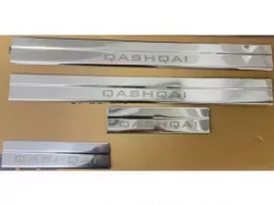 Накладки на пороги Nissan Qashqai J10 (07-13) - Carmos 4