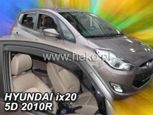 Дефлектори вікон Hyundai ix20 (10-19) - Heko (вставні) 3