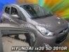 Дефлектори вікон Hyundai ix20 (10-19) - Heko (вставні) 4