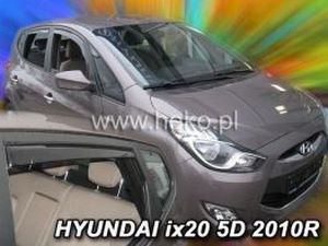 Дефлекторы окон Hyundai ix20 (10-19) - Heko (вставные) 4
