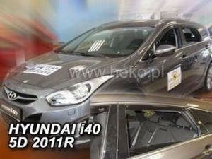 Дефлектори вікон Hyundai i40 (11-19) Універсал - Heko (вставні) 4