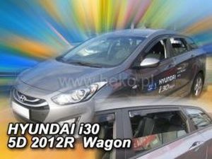 Дефлектори вікон Hyundai i30 (GD; 12-17) Combi - Heko (вставні) 4